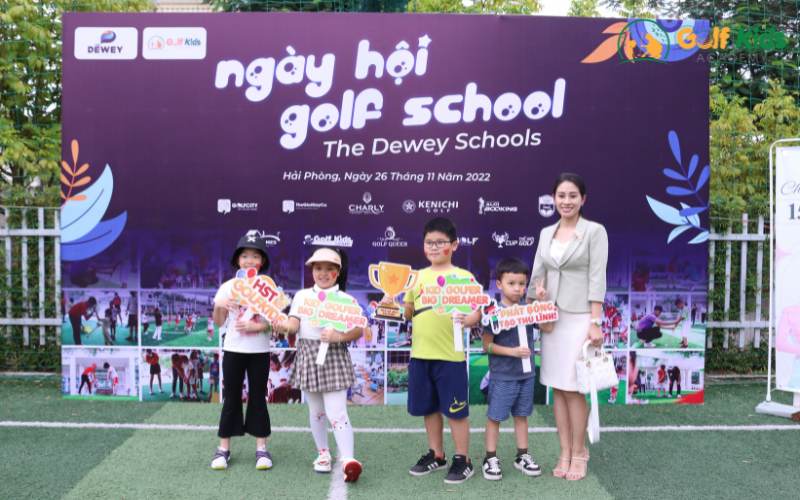 The Dewey Schools - GolfKids Academy đồng hành cùng nhau tổ chức “ngày hội Golf School”
